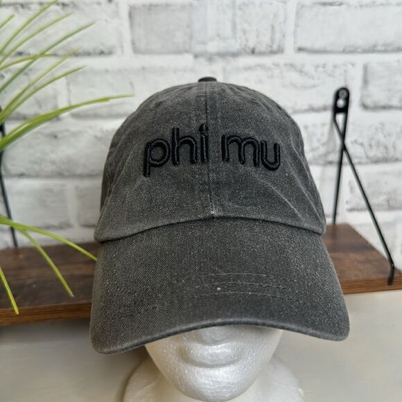 Phi-Mu Greek Ball Cap Hat - Picture 2 of 6